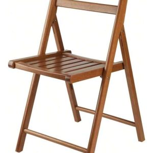 Robin Folding Chair Set, No Assembly, Teak, Set Of 4,9609994