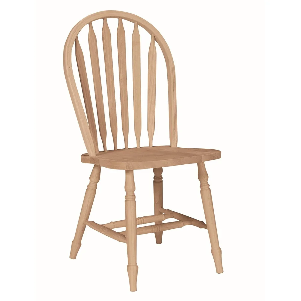 Windsor Arrowback Dining Chair Solid Parawood Indoor Furniture Fully Assembled Durable Wooden Seat Comfortable Design Classic - Image 2